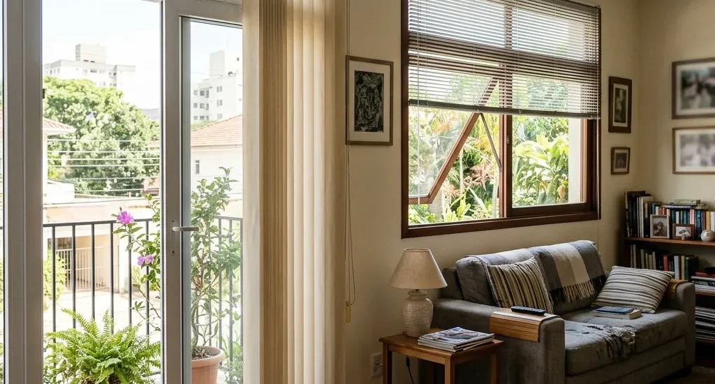 a diferença entre as persianas horizontais e verticais qual é a melhor escolha para sua casa